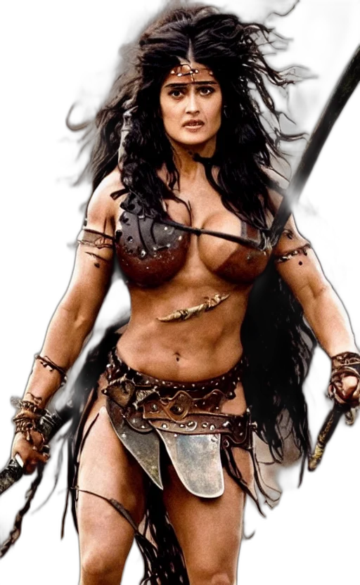 fantasy art, comic book art, concept art, photorealistic, epic, photo, muscular, salma transparent PNG cut-out
