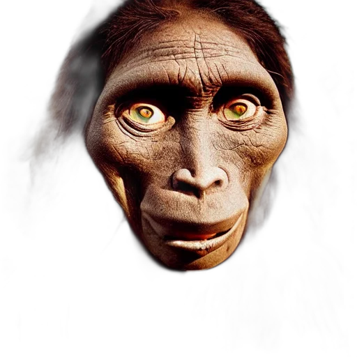 face, animal, creature, mask, photorealistic, concept art, 3d render, fantasy art transparent PNG cut-out