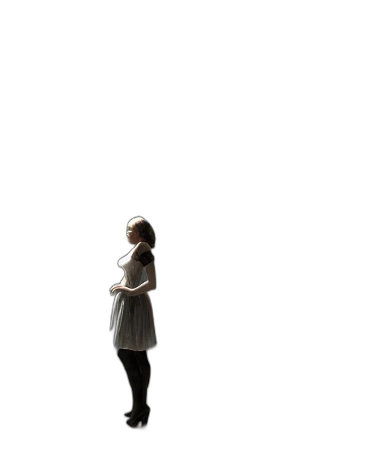 dress, staff, robot, shoes transparent PNG cut-out