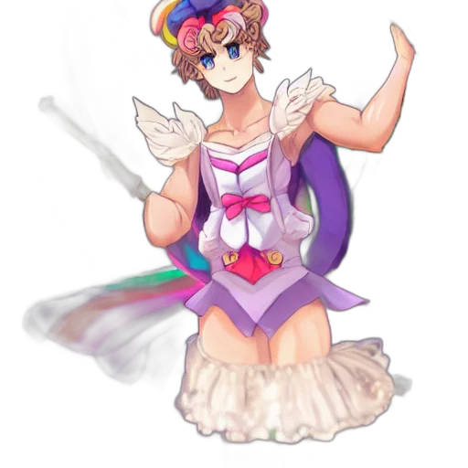 staff, dress, weapon, pixel art transparent PNG cut-out