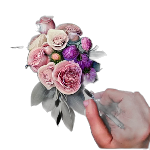 flower, jewelry, staff, weapon transparent PNG cut-out