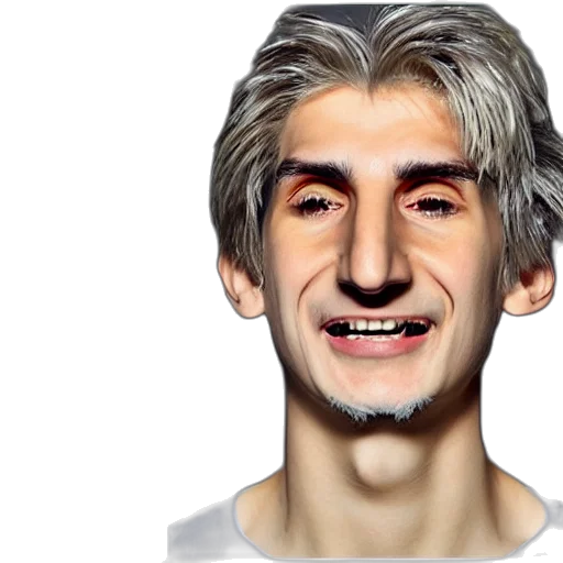 face, mask, hair, creature transparent PNG cut-out