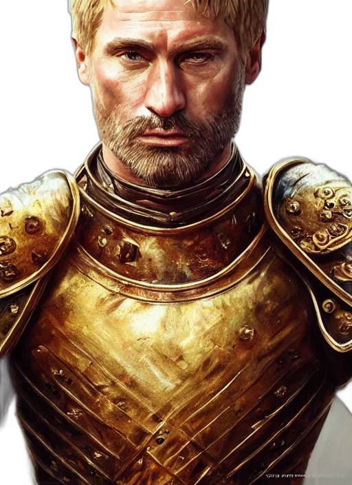sword, face, crown, fantasy art, photorealistic, concept art, comic book art, golden transparent PNG cut-out