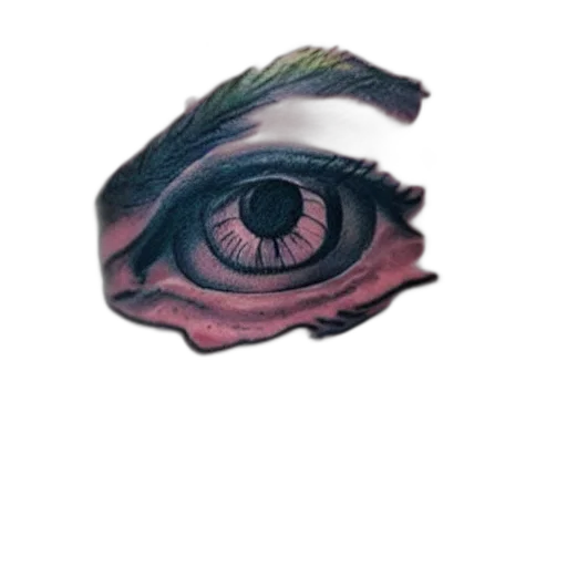mask, face, creature, jewelry, watercolor, photorealistic, concept art, vaporwave transparent PNG cut-out