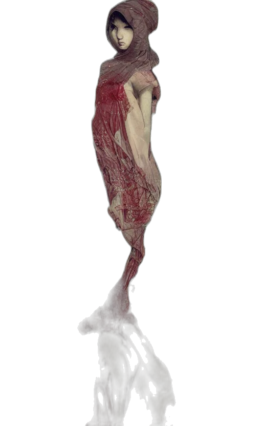 dress, creature, animal, hair transparent PNG cut-out