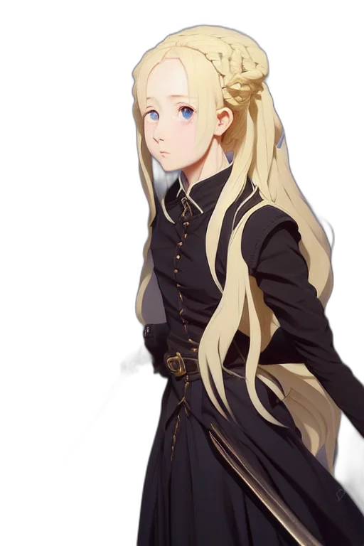 dress, staff, crown, jacket transparent PNG cut-out