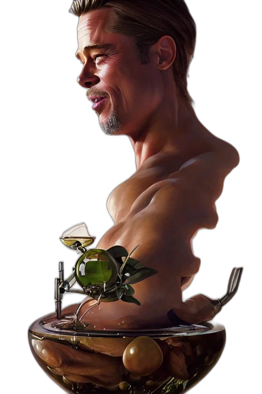 face, staff, robot, jewelry, photorealistic, concept art, fantasy art, cyberpunk transparent PNG cut-out