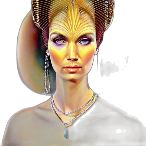 jewelry, crown, mask, face, photorealistic, fantasy art, concept art, 3d render transparent PNG cut-out