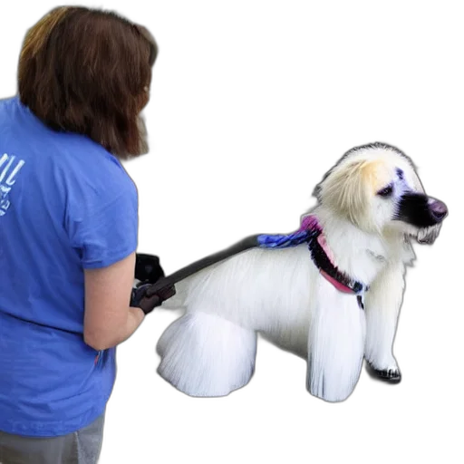 staff, animal, weapon, creature, 3d render, bad, dog, grooming transparent PNG cut-out