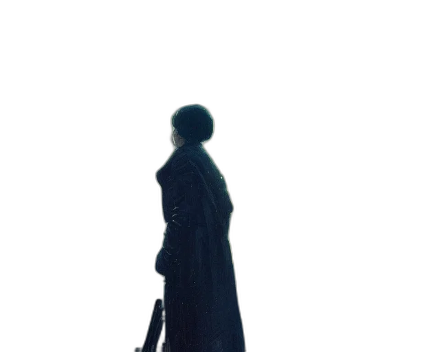 staff, jacket, dress, umbrella transparent PNG cut-out