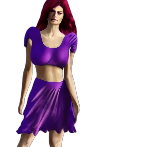 dress, concept art, 3d render, fantasy art transparent PNG cut-out