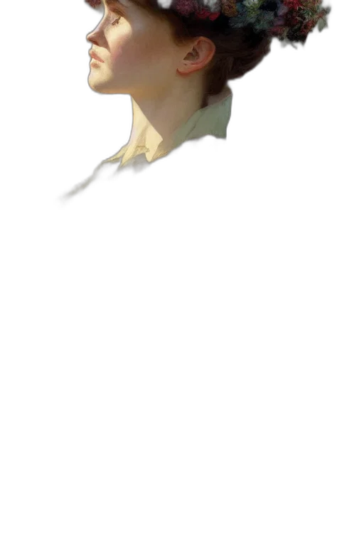 hat, face, animal, staff transparent PNG cut-out