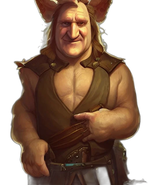 staff, face, fantasy art, concept art, comic book art, photorealistic, cute, little transparent PNG cut-out