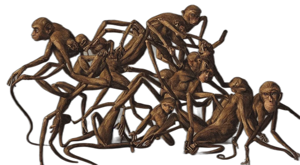 weapon, concept art, monkeys, riding transparent PNG cut-out