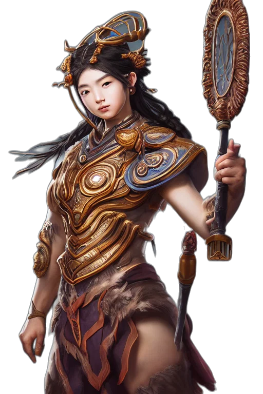 staff, weapon, sword, jewelry, fantasy art, concept art, photorealistic, oil painting transparent PNG cut-out