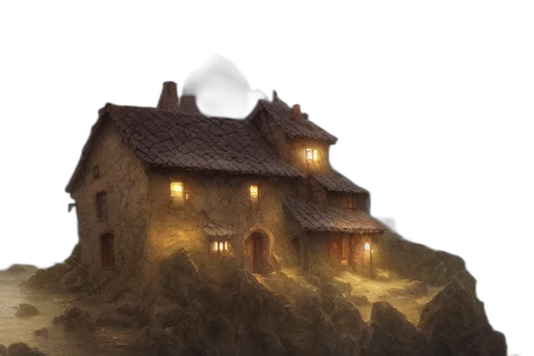 building, dragon, concept art, fantasy art transparent PNG cut-out