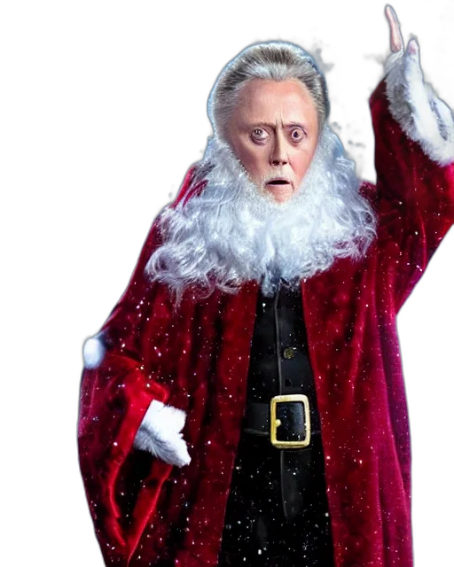 christopher, walken, winter, warlock transparent PNG cut-out