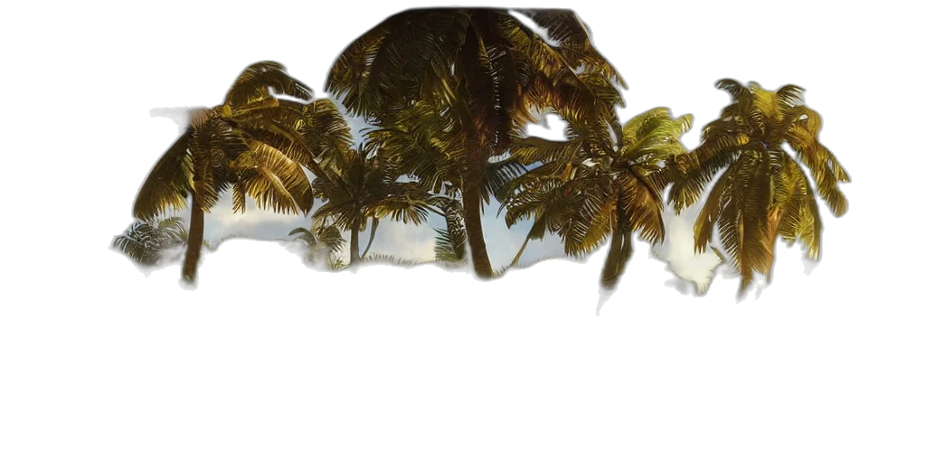 hair, crown, tree, hat, 3d render, photorealistic, concept art, underwater transparent PNG cut-out