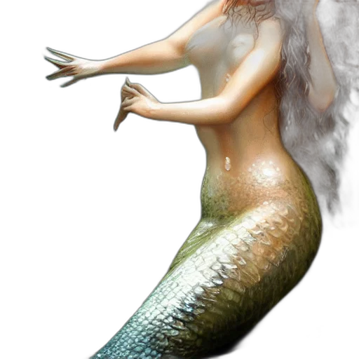 creature, dragon, animal, fantasy art, concept art, 3d render, photorealistic, underwater transparent PNG cut-out