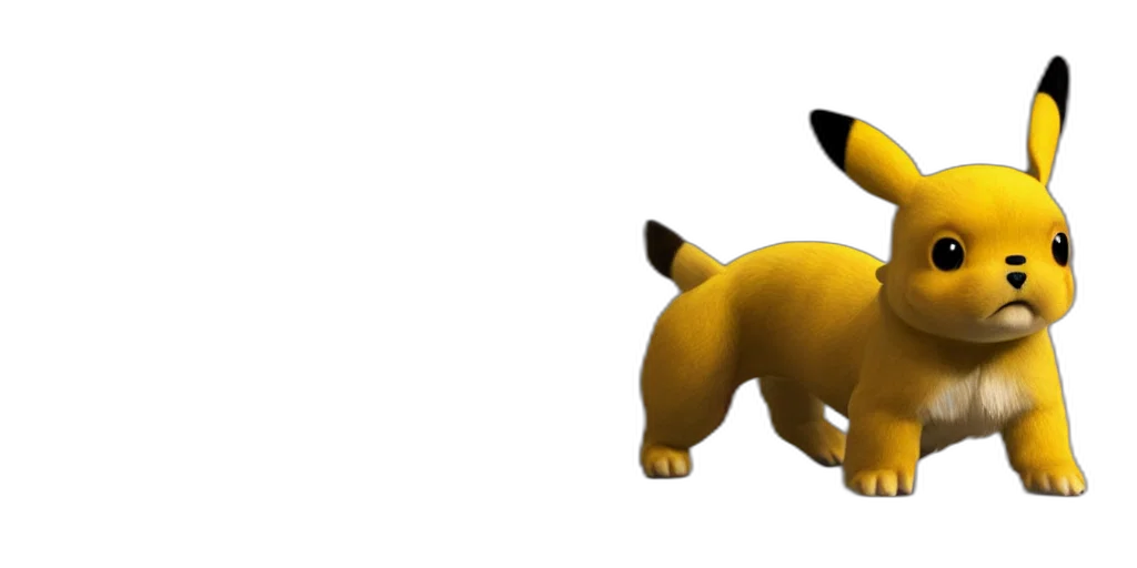 animal, creature, 3d render, concept art, pixel art, golden, puppy, looks transparent PNG cut-out