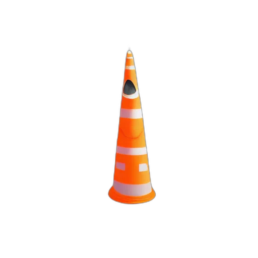 hat, staff, weapon, crown, 3d render, photorealistic, concept art, orange transparent PNG cut-out