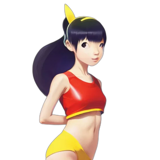 dress, staff, concept art, 3d render transparent PNG cut-out