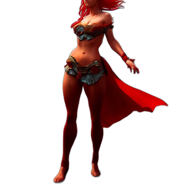 staff, concept art, fantasy art, 3d render transparent PNG cut-out