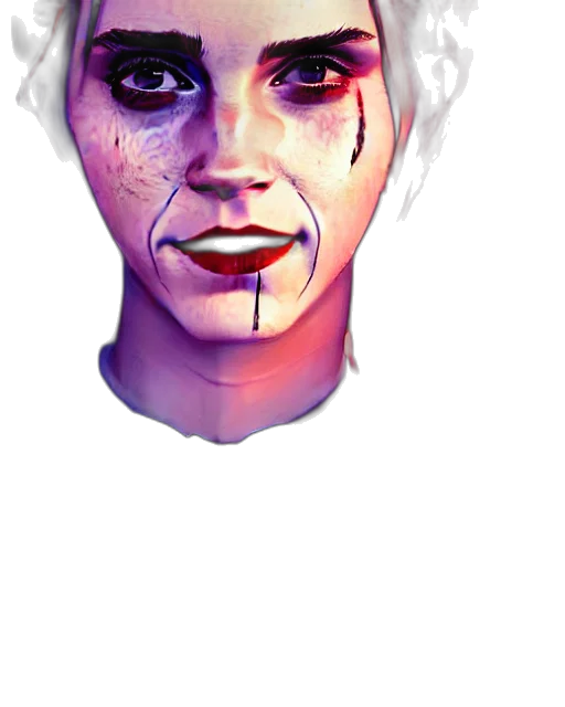 face, mask, concept art, fantasy art, pixel art, comic book art, dark, red transparent PNG cut-out