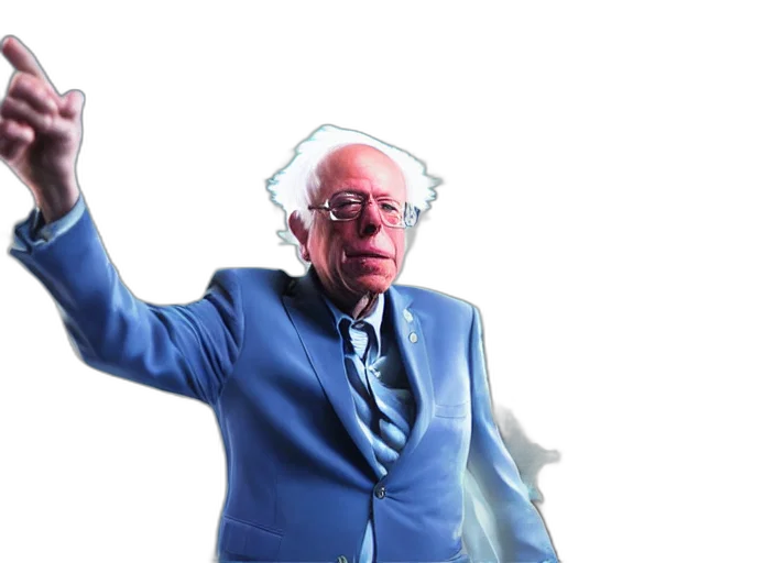 jacket, bernie, sanders, willy transparent PNG cut-out