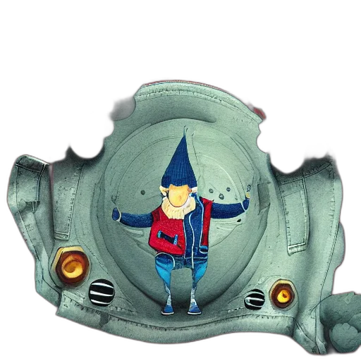 jacket, hat, mask, shoes transparent PNG cut-out