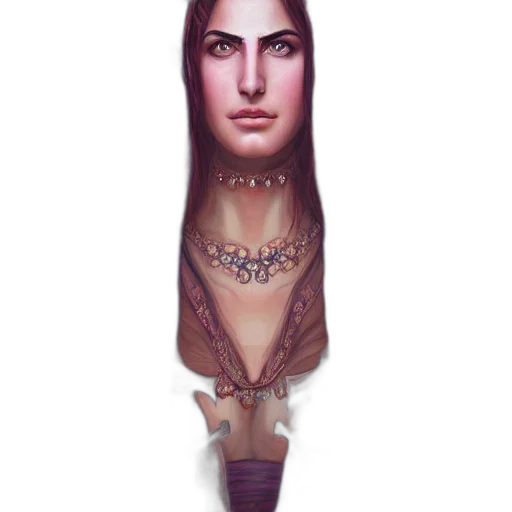 jewelry, dress, hair, staff transparent PNG cut-out