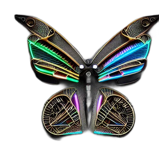 jewelry, 3d render, cyberpunk, concept art transparent PNG cut-out