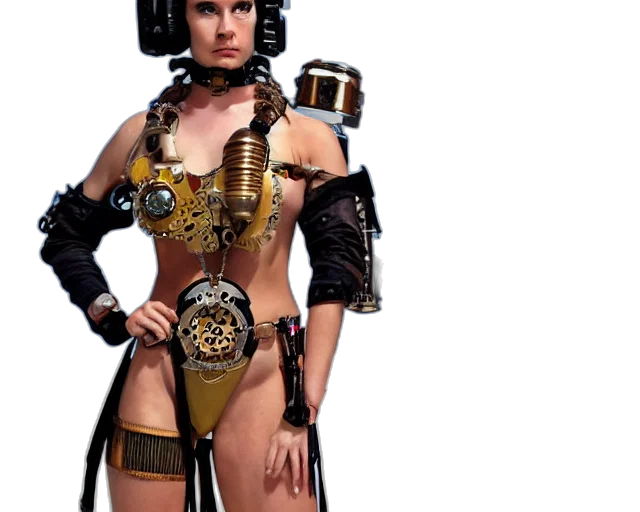 robot, cyberpunk, concept art, comic book art transparent PNG cut-out