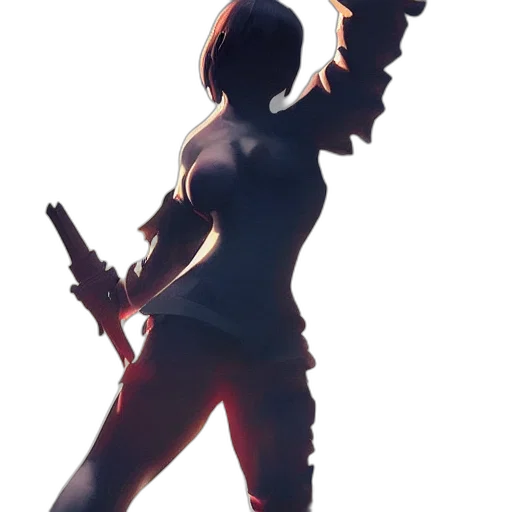 weapon, staff, sword, jacket transparent PNG cut-out