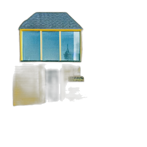 building, umbrella, 3d render, concept art, pixel art, photorealistic, underwater, rain transparent PNG cut-out