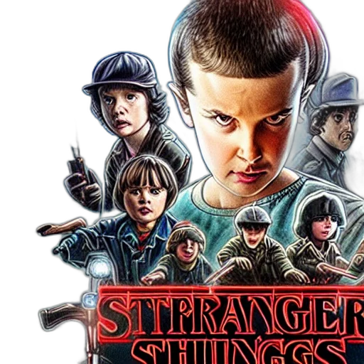concept art, comic book art, stranger, things transparent PNG cut-out