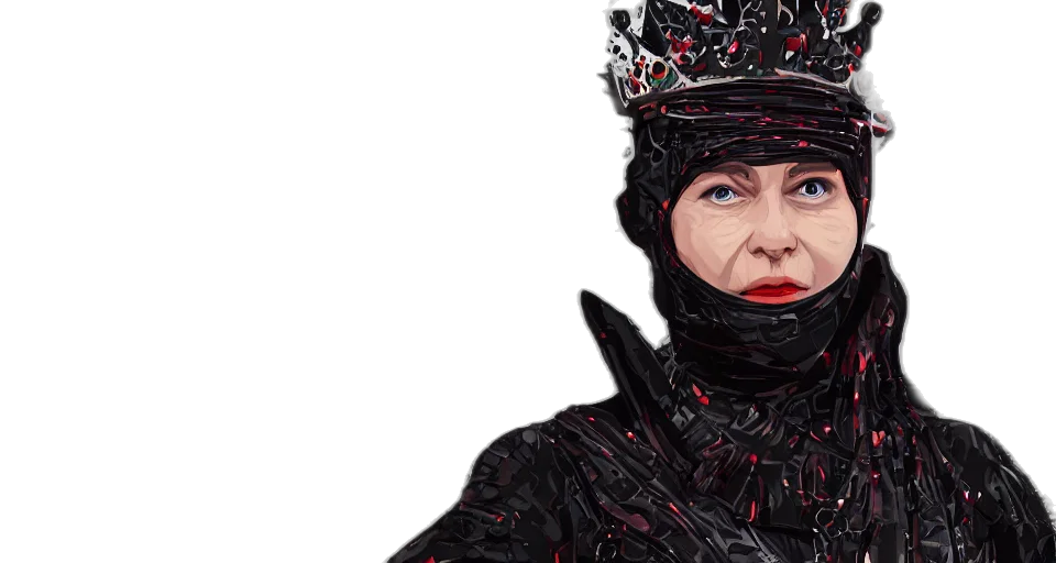 hat, photorealistic, concept art, queen transparent PNG cut-out