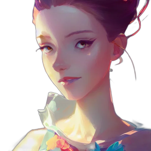 crown, dress, face, jewelry transparent PNG cut-out