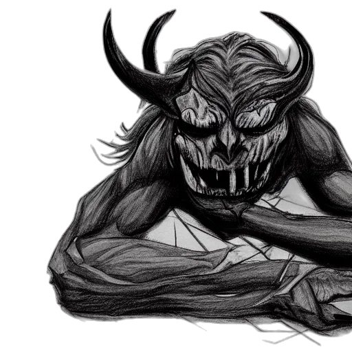 creature, mask, face, concept art transparent PNG cut-out