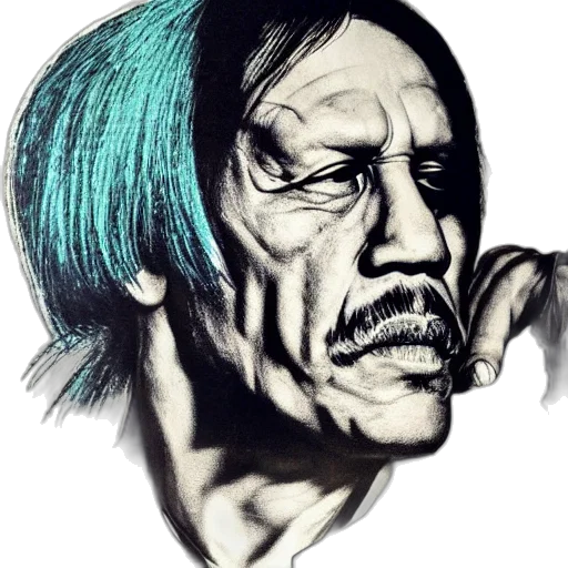 face, mask, staff, hair transparent PNG cut-out