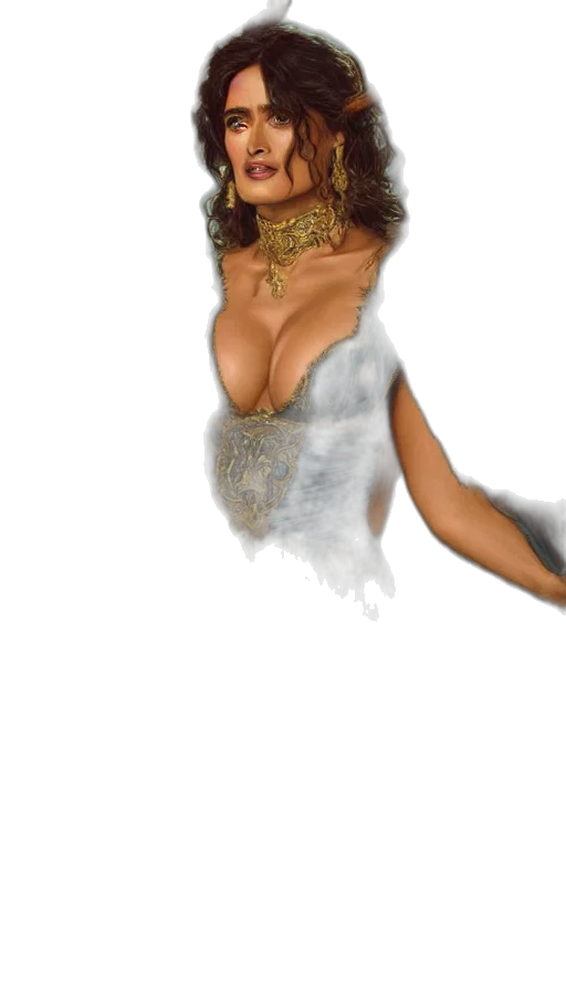 dress, jewelry, fantasy art, photorealistic transparent PNG cut-out