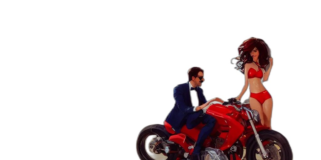 jacket, car, concept art, 3d render transparent PNG cut-out