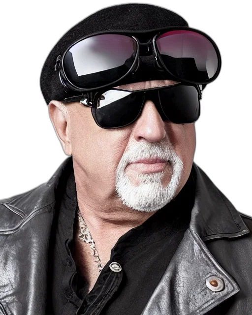 jacket, hat, headshot, billy, joel, wearing, leather, cap transparent PNG cut-out