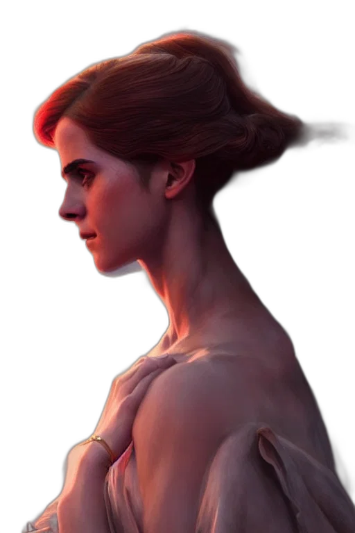 crown, dress, face, hair, concept art, fantasy art, photorealistic, comic book art transparent PNG cut-out