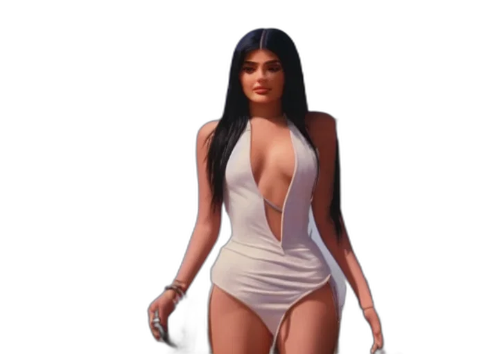 dress, 3d render, concept art, photorealistic transparent PNG cut-out