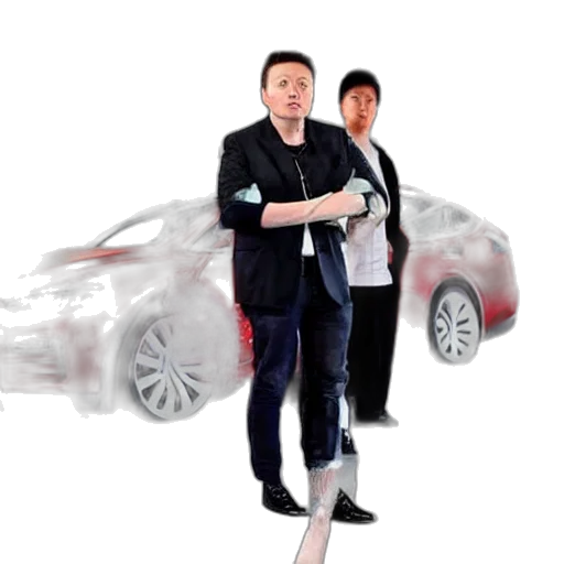 car, robot, 3d render, concept art transparent PNG cut-out
