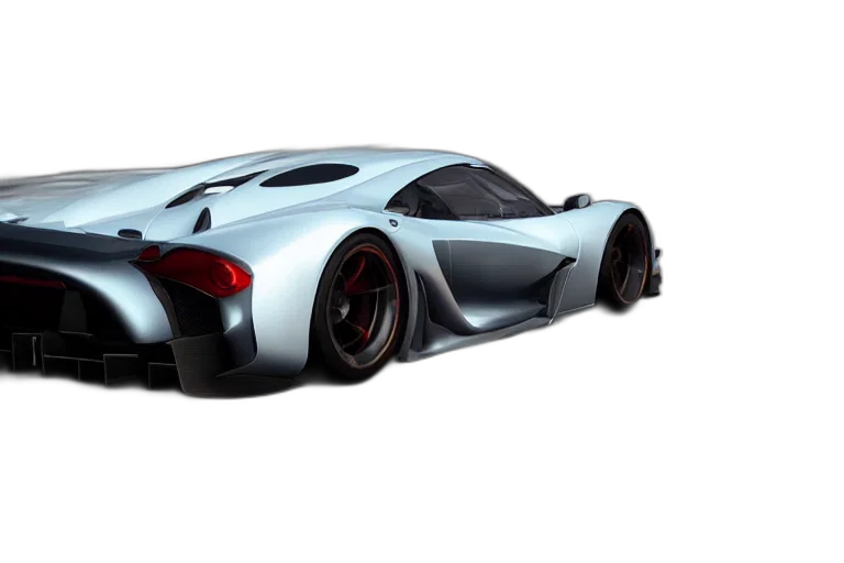 car, 3d render, concept art, photorealistic transparent PNG cut-out
