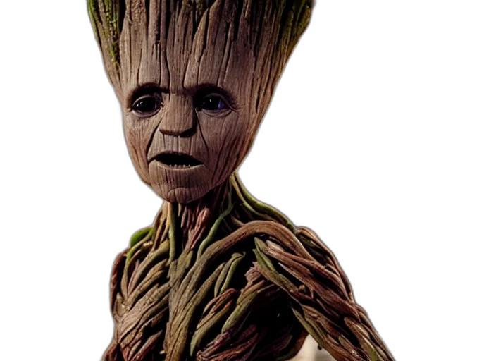 creature, hair, staff, face transparent PNG cut-out