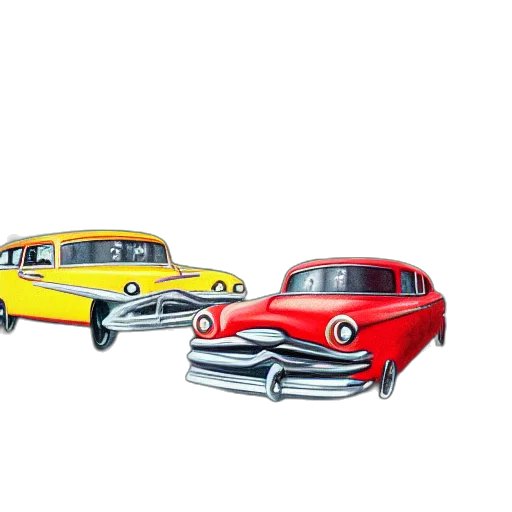 car, 3d render, photorealistic, concept art, watercolor, cars, various, colors transparent PNG cut-out