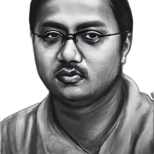 face, staff, pencil sketch, photorealistic transparent PNG cut-out